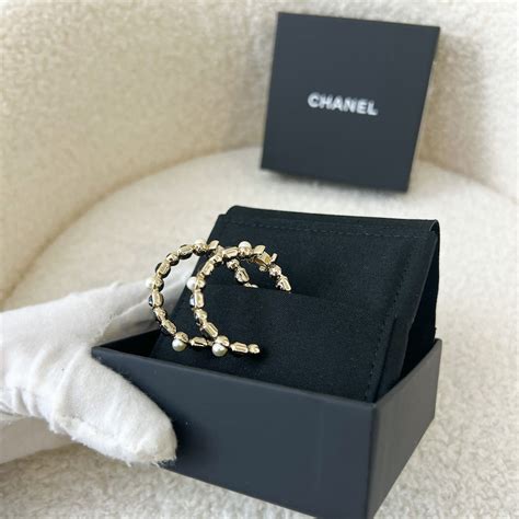 chanel 23c earring|Chanel eternal 5 earrings.